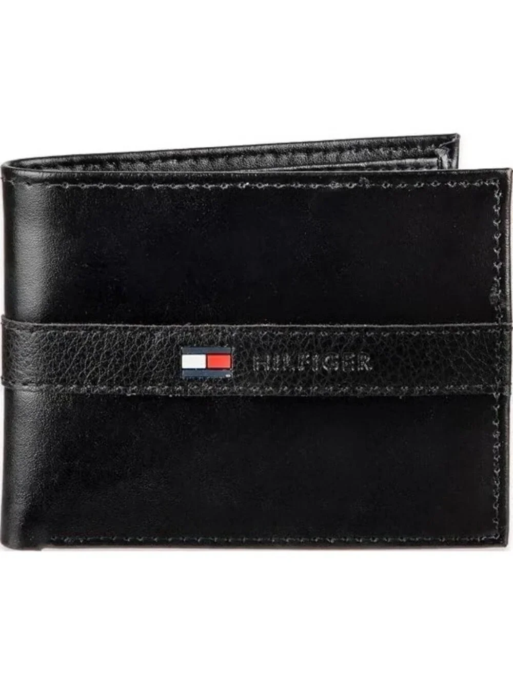 Tommy Hilfiger Bifold Wallet Leather Orson RFID with Removable Passcase - NEW